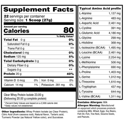 Clear Protein Isolate