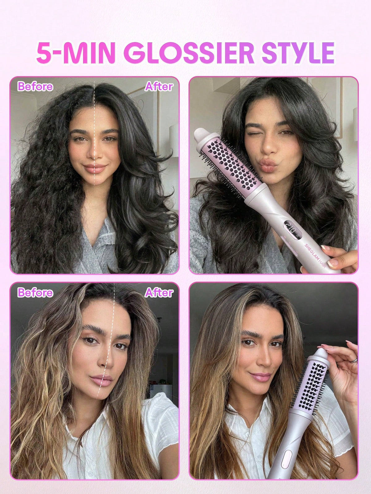 Hydra Shot Steam Blowout Brush Pro-US Plug