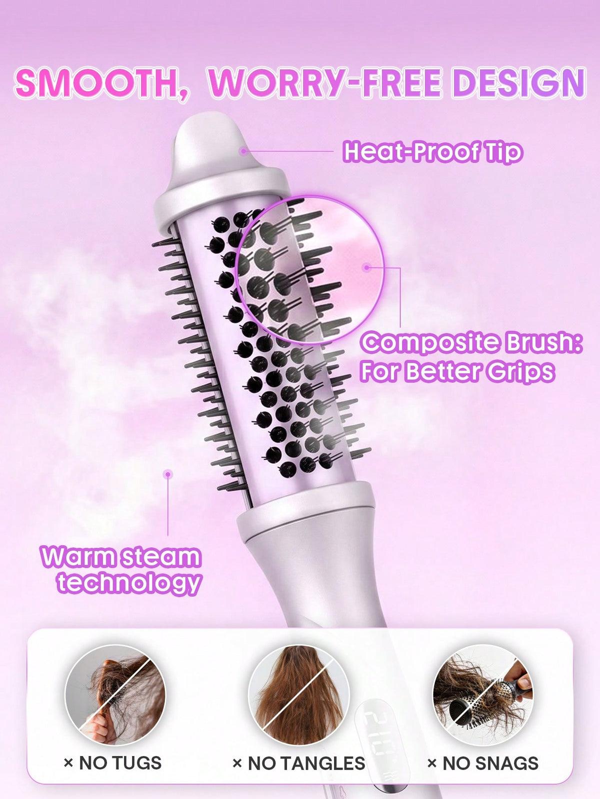 Hydra Shot Steam Blowout Brush Pro-US Plug