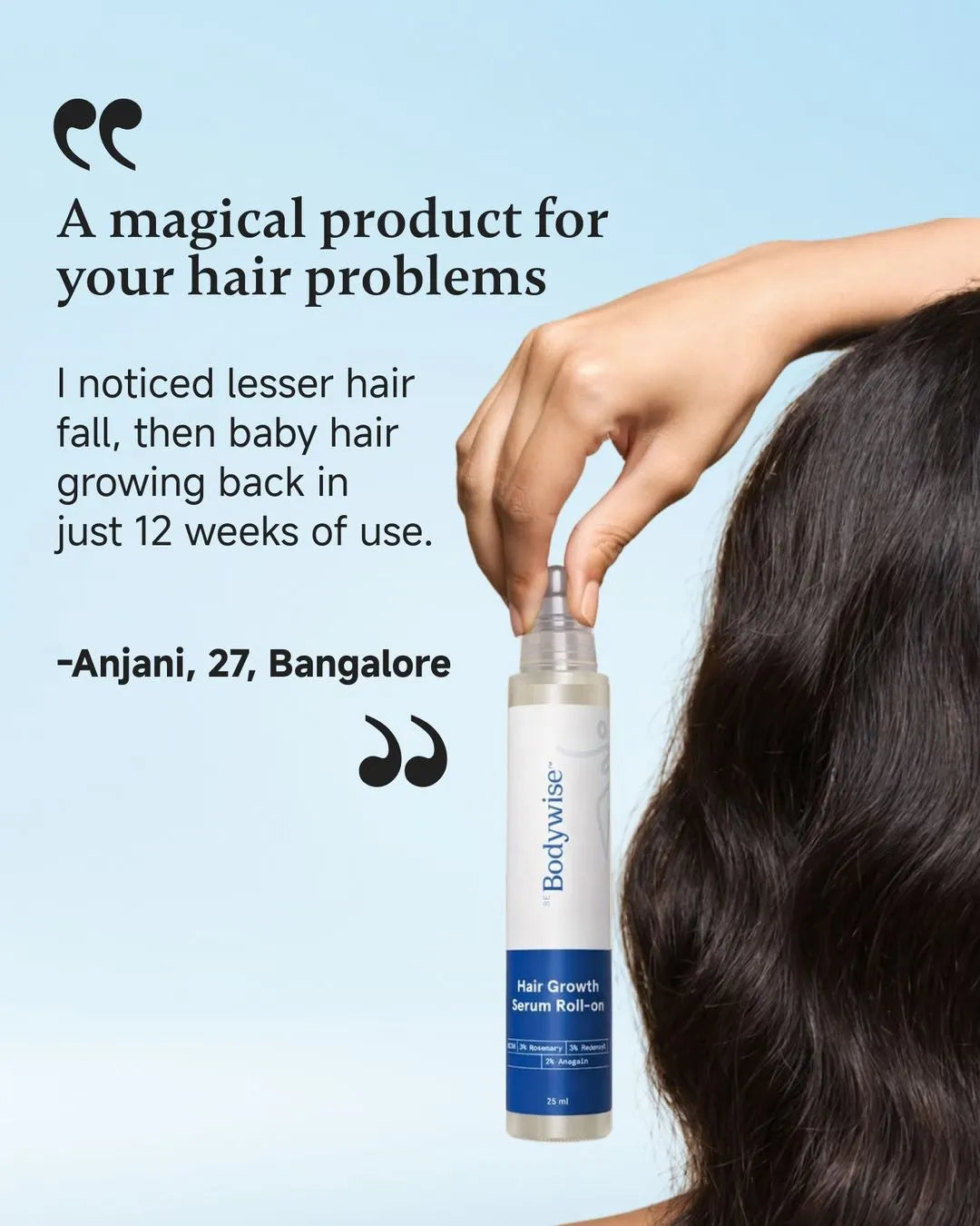 Advanced Hair Growth Serum Roll On (25ml)