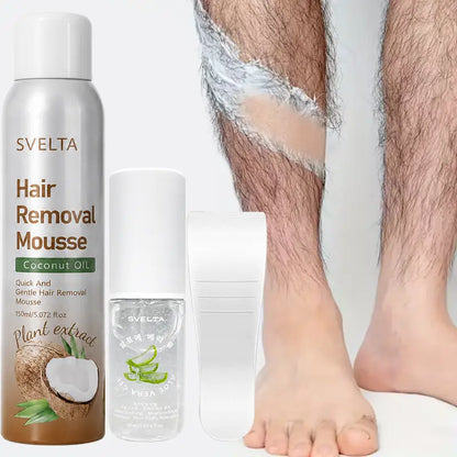SVELTA Korean Bikini Hair Removal Cream Mousse Kit for Sensitive Skin