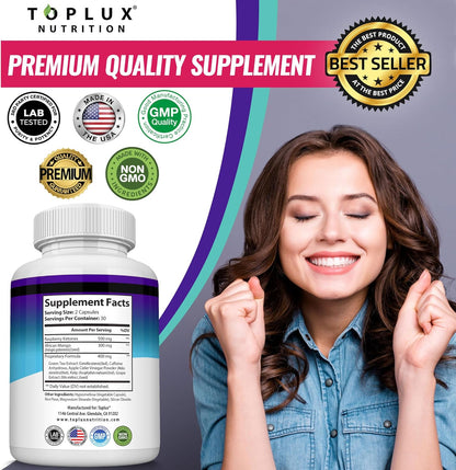 Keto Burn Pills Ketosis - 1200 Mg Ultra Advanced Natural Ketogenic Using Ketone Diet Support Energy Focus Men W-Shopomen 60 Capsules-Shop