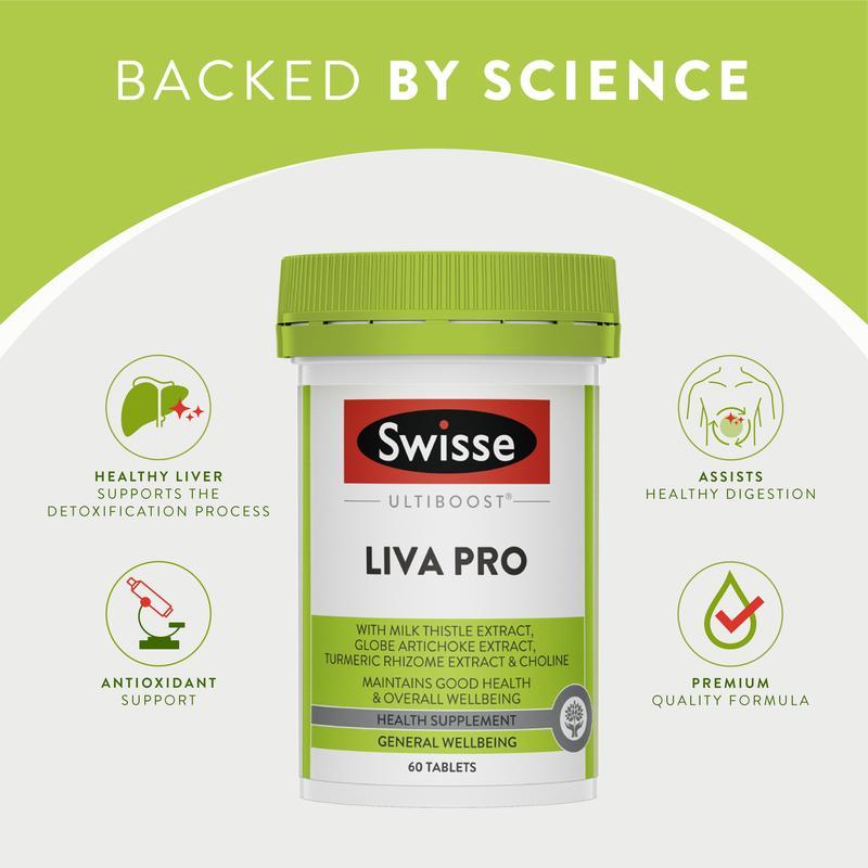 Swisse Ultiboost Liva Pro 60 Tabs
