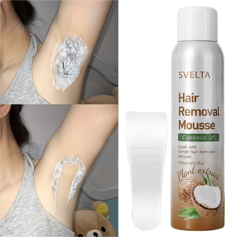 SVELTA Korean Bikini Hair Removal Cream Mousse Kit for Sensitive Skin