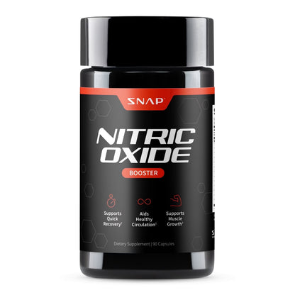 Snap Supplements Nitric Oxide Booster for Men & Women, 60 Vegan Capsules