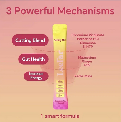 Leefar Cutting Drink Mix – Berberine, Chromium, 5-HTP, Yerba Mate & Magnesium-Shop